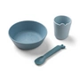 Done by Deer - Kiddish First Meal Geschirr-Set, blau