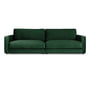 Sitzfeldt - Panama Sofa 3-Sitzer, grün (Samt Riviera Davis 38)