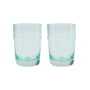 House Doctor - Rain Trinkglas, H 10,5 cm, blau (2er-Set)