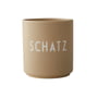 Design Letters - AJ Favourite Porzellan Becher, Schatz / beige