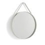HAY - Strap Mirror No. 2 , Ø 50 cm, hellgrau