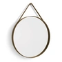 HAY - Strap Mirror No. 2 , Ø 70 cm, hellbraun