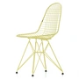Vitra - Wire Chair DKR (H 43 cm), citron / ohne Bezug, Filzgleiter (basic dark)