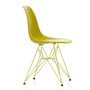 Vitra - Eames Plastic Side Chair DSR RE, citron / senf (Filzgleiter basic dark)