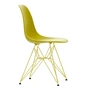 Vitra - Eames Plastic Side Chair DSR RE, citron / senf (Kunststoffgleiter basic dark)