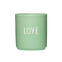 Design Letters - AJ Favourite Porzellan Becher, Love / green bliss