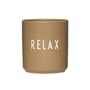 Design Letters - AJ Favourite Porzellan Becher, Relax / camel