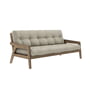 Karup Design - Grab Sofa, Kiefer carobbraun / linen (914)