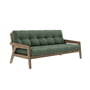 Karup Design - Grab Sofa, Kiefer carobbraun / olivgrün (756)