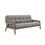 Karup Design - Grab Sofa, Kiefer carobbraun / grau (746)