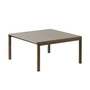 Muuto - Couple Couchtisch, 84 x 80 cm, 2 Plain, Eiche dunkel geölt / taupe