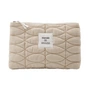 Meraki - Mentha Kosmetiktasche 30 x 20 cm, off white / safari