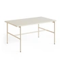 HAY - Rebar Beistelltisch rechteckig, Marmor beige / alabaster