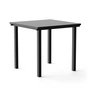 NINE - 19 Outdoors Dining Tisch, quadratisch, 80 x 80 cm, schwarz (RAL 9011)