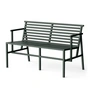 NINE - 19 Outdoors Dining Gartenbank 125 x 75 cm, grün (RAL 200 20 10)