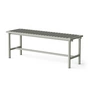 NINE - 19 Outdoors Gartenbank 122 x 45 cm, grau (RAL 120 70 05)