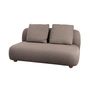 Cane-Line - Capture 2-Sitzer Sofamodul, taupe