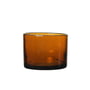 ferm Living - Oli Wasserglas, H 6 cm, recycelt amber