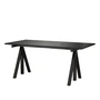 String - Works Schreibtisch, schwarz, Tischplatte 160 x 78 cm