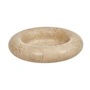 OYOY - Savi Marmor Kerzenständer, Ø 14 cm, beige