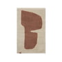 ferm Living - Lay Fußmatte, 50 x 70 cm, parchment / rust