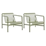 HAY - Palissade Lounge Chair Low, olive (2er-Set)
