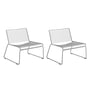 Hay - Hee Lounge Chair, asphalt grau (2er-Set)