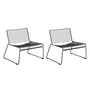 HAY - Hee Lounge Chair, schwarz (2er-Set)
