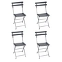 Fermob - Bistro Klappstuhl Metall, anthrazit (4er-Set)