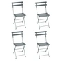 Fermob - Bistro Klappstuhl Metall, gewittergrau (4er-Set)