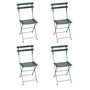 Fermob - Bistro Klappstuhl Metall, zederngrün (4er-Set)