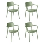 Fermob - Studie Armlehnstuhl Outdoor, kaktus (4er-Set)