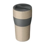 Koziol - AROMA TO GO XL Thermobecher mit Deckel, 700 ml, nature desert sand / nature ash grey