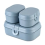 Koziol - Pascal Ready Mini Lunchbox-Set, nature flower blue