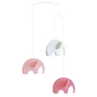 Flensted Mobiles - Olephants Mobile, rosa