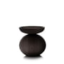 applicata - Shape Bowl Vase, Eiche schwarz gebeizt