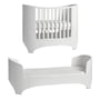 Leander - Classic Baby-Juniorbett, 0 - 7 Jahre, 120 - 150 x 70 cm, Buche weiß