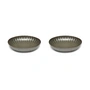 Serax - Inku Teller, Ø 19 cm tief, grün (2er-Set)