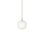 Muuto - Rime Pendelleuchte Ø 18 cm, opal / grau