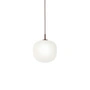 Muuto - Rime Pendelleuchte Ø 25 cm, opal / deep red