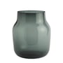Muuto - Silent Vase, Ø 20 cm, dunkelgrün
