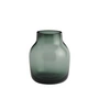 Muuto - Silent Vase, Ø 11 cm, dunkelgrün