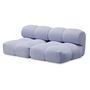 OUT Objekte unserer Tage - Sander 02 2.5-Sitzer Sofa, fliederblau (Vidar 4 0723 by Kvadrat)