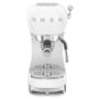 Smeg - Espresso Kaffeemaschine mit Siebträger ECF02, weiß, Tritan™ Renew