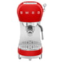 Smeg - Espresso Kaffeemaschine mit Siebträger ECF02, rot, Tritan™ Renew