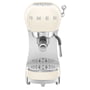 Smeg - Espresso Kaffeemaschine mit Siebträger ECF02, creme, Tritan™ Renew