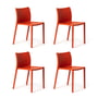 Magis - Air Chair Outdoor Stuhl, orange (4er-Set)