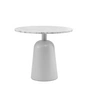 Normann Copenhagen - Turn Couchtisch Ø 55 cm, Marmor / weiß