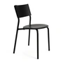 TipToe - Stuhl SSDr, recycled plastic / steel, graphitschwarz