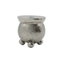 House Doctor - Classic Kerzenständer, H 6 cm, antik-silber